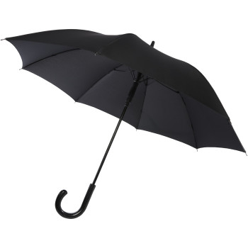 Fontana 23" Auto Open Umbrella With Carbon Look And Crooked Handle