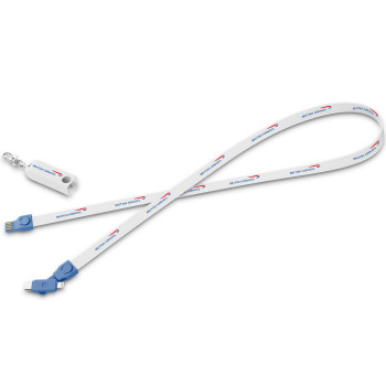 Lanyard With Multi-Function Charging Cable