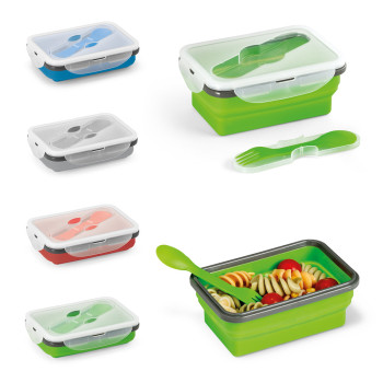 Saffron Silicone Lunch Box 640ml