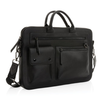 Swiss Peak GRS Recycled PU Laptop Bag 14"