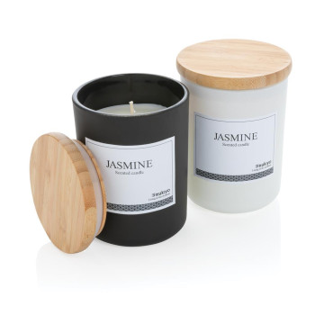 Ukiyo Deluxe Scented Candle With Bamboo Lid