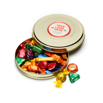 Shallow Gold Treat Tin Quality Street