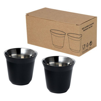 Duo RCS Stainless Steel Espresso Cup Set 80ml