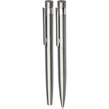 Recycled Stainless Steel Pen Set 2pc