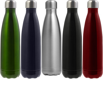 Stainless steel single walled bottle 650ml