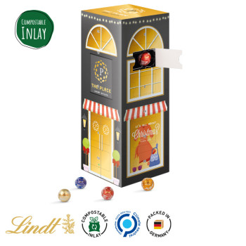 Tall Tower Chocolate Advent Calendar – Mini Lindt & Lindor Chocolate Balls