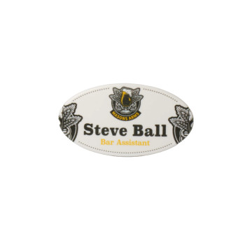 Always Recycled Essential Name Badge - Oval