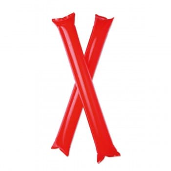 Inflatable cheering stick