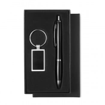 Ball pen and key ring set