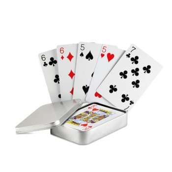 Playing Cards In Tin Box