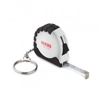 Small measuring tape key ring