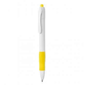 Ball pen with rubber grip