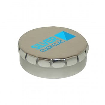 53mm Click Clack Mint Silver Tin