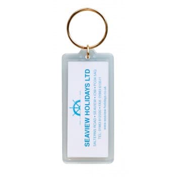 Large Hotel Keyring