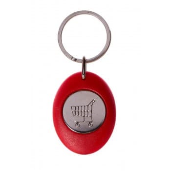 Trolley Coin Keyring