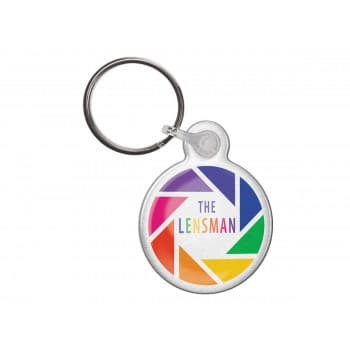 Double sided metal keyrings