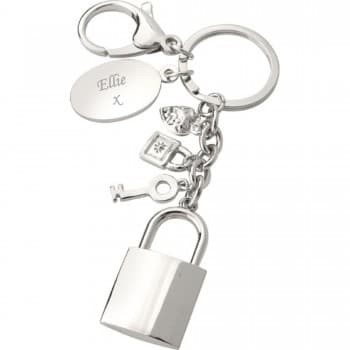 keyring with charms