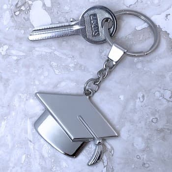 Graduation Cap Keyring