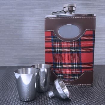 Tarten Hip Flask with cups and funnel