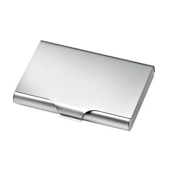 Jumbo Business Card Case - Aluminium