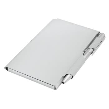 Notebook & Pen - Aluminium