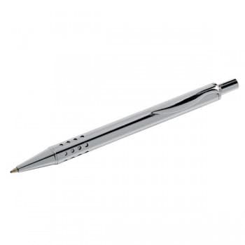 Dot Ballpoint Pen - Chrome - in Cube Aluminium Box