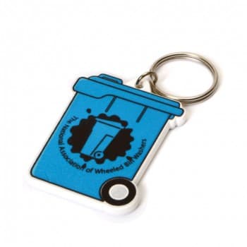 Wheeliebin Shaped  Keyring