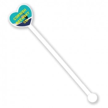 30mm HEART Shaped Drink Stirrer