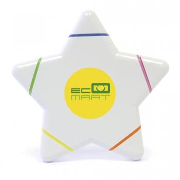 Large Star Printed Highlighter