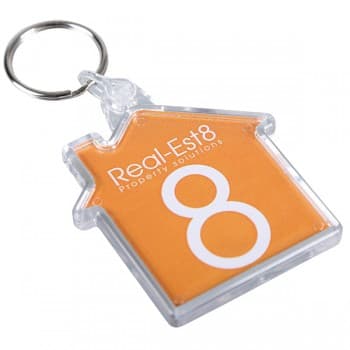 Acrylic House Keyring