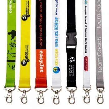 20mm Single Layer Slippery Polyester Lanyard