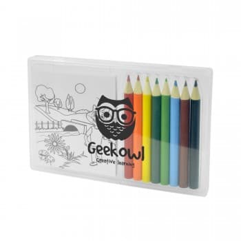 8 Piece Colouring Case Set