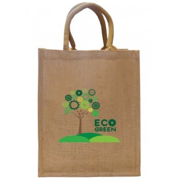 Medium Natural Jute Exhibition Bag