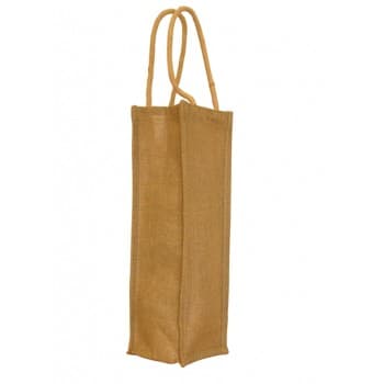 Jute Single Bottle Bag