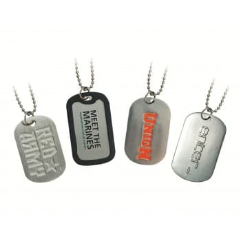 Embossed Dog Tags