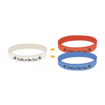 UV Debossed Silicone Wristbands