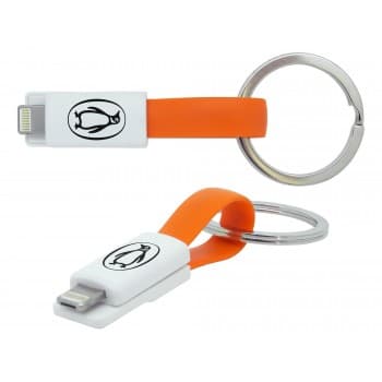 2-in-1 Keyring Charging Cable